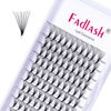 Picture of Premade Fans Eyelash Extensions 14D 0.07 C Curl Mixed Tray Premade Lash Fans Middle Stem Pointed Base Lashes Extension Premade Volume Fans Pro Point (14D-0.07-C, 8-14mm)