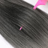 Picture of 8 Packs Pre-stretched Braiding Hair,30 inch Braiding Hair Pre Stretched Soft Yaki Texture, No Itch, Hot Water Setting Hair Extensions for Braids(30in,1B/Silver)