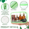 Picture of Weewooday 12 Pieces Clear Cosmetics Bag PVC Zippered Clear Toiletry Carry Pouch Cosmetic Makeup Bag Waterproof Makeup Bag Vinyl Plastic Organizer Case for Vacation Bathroom(Large,Green)