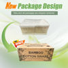 Picture of 1200pcs Precision Tip Cotton Swabs for Makeup, Bamboo Sticks and Double Pointed