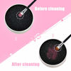 Picture of TailaiMei 4 Pack Color Removal Cleaner Sponge, Quickly & Easily Clean Makeup Brushes Without Water or Chemical Solutions Eliminating Drying Time - Switch Eyeshadow Colored Immediately