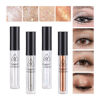 Picture of 4Pcs Liquid Glitter Eyeshadow Eyeliner Kit Set for Korean Makeup, Sparkling Shimmer Metallic Eye Glitter Sequins for Under Eye Tear-Drop Make Up, Quick-Dry Loose Glitter Glue for Crystal Mermaid Looks