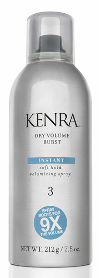 Picture of Kenra Dry Volume Burst 3 | Instant Volume Hairspray | Soft Hold Volumizing Spray | Dry Application | All Hair Types | 7.5 oz