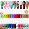 Picture of Born Pretty Nail Art Stamping Polish Holographic Chameleon Effect Fingernail Stamp Polish Set Manicure Print Nail Polish for Stamping Plates 24 Colors Bulk Nail Polish Set Gift Collection