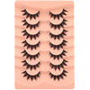 Picture of False Eyelashes Manga Lashes Anime Wispy Lashes Cat Eye Lashes Natural Spiky Eyelashes Thick Manga Lashes Japanese Cosplay Fake Eyelashes by Winifred
