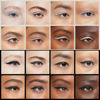 Picture of evpct 2Pcs Black Silver Gel Eyeliner Pencil Eye Black Face Paint Stick Makeup Set Waterproof Matte Cream Crayon Eyeliner Pencil Set Cat Eye Liners Eyeshadow delineador de ojos contra el agua