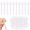 Picture of 60 Pieces Plastic Wax Applicator Wands with Disposable Spatulas for Nose Hair Removal and Nostril Cleaning