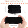 Picture of Chuangdi 4 Pairs Wrist Bands for Washing Face Wrist Spa Microfiber Wrist Wash Towel Band Scrunchies Absorbent Wrist Sweatband for Women Prevent Liquid from Spilling(Black)