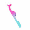 Picture of EIAKE False Eyelashes Applicator Tool Eyelash Extension Tweezers Remover Clip Tweezers Nipper (Pink to Blue)
