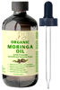 Picture of Pomberries Premium Organic Cold-Pressed Moringa Oil, Unrefined & Nutrient-Rich for Skin, Hair & Body, Anti-Aging, Lightweight Face Oil, Natural Moisturizer 4 fl oz in Amber Glass Bottle