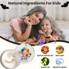 Picture of Temporary Silver White Hair Color Wax for Kids, Women Men Colored Hair Styling Mud, Washable Style Dye for Girl Boy Teens, DIY Instant Hair Coloring Gel Cream for Cosplay Halloween Children's Day