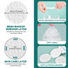Picture of Premium Cotton Rounds for Face, 600 Count Makeup Remover Pads, 100% Pure & Natural Facial Cleansing Round Pads, Hypoallergenic, Lint-Free