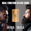 Picture of Beard Grooming Kit for Men - Bamboo Travel Set With Brush, Comb, Oil & Balm for Growth, Styling, Shine & Softness - Great Gift