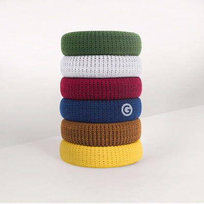 Picture of Gimme Beauty - Thick Fit Hair Bands - Basics - Damage Free Hair Ties - Made with Seamless Microfiber Elastics - Thick + Curly Hair Accessories - No Snagging, Dents, or Breakage (6 Count)