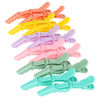 Picture of HH&LL Hair clips for Styling 12 pcs - Wide Teeth & Double-Hinged Design - Alligator Styling Sectioning Clips of Professional Hair Salon Quality (Colorful)