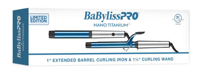 Picture of BaBylissPRO Nano Titanium Limited Edition Prepack - 1" Extended Barrel Curling Iron & 1 1/4" Curling Wand