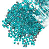 Picture of qiipii 2800PCS 4mm Blue Zircon Resin Crystal Rhinestones for Crafting Flatback Rhinestones Bulk SS16 Non-Hotfix Teal Blue Stones Diamonds Crystals Gems for Nails Face Mugs Tumblers Bottles DIY Crafts