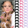 Picture of SAWINDA 30PCS Mini Hair Bows Set Small Alligator Bowknot Hair Ribbon Hair Barrettes for Teens Cute Black Bow Clips for Thick Thin Hair Hair Accessories for Women Girls