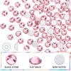 Picture of Novani Rhinestones 1440pcs SS20 Glass Rhinestones Crystal Flatback Gemstones for Crafts Nails Makeup Bags and Shoes Decoration（SS20, Pink）