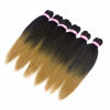 Picture of Dorsanee Ombre Honey Blonde Braiding Hair Pre Stretched 20 Inch 6 Packs Braiding Hair Extensions for Crochet Box Braids Twists Locs Hair Itch Free Soft Yaki Texture Hot Water Setting (20inch,#1B/27)
