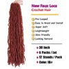 Picture of 30 Inch Soft Locs Crochet Hair 6 Packs Faux Locs Crochet Hair for Black Women for Butterfly Locs Hair (30 Inch (Pack of 6), 350#)