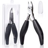 Picture of Feiccier Heavy Duty Ingrown Toenail Clippers, Professional Toenails Trimmer, Podiatrist Toe Nail Clippers for Thick Nail & Ingrown Toenails, Sharp Curved Blade, Pedicure Tools.