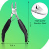 Picture of Feiccier Heavy Duty Ingrown Toenail Clippers, Professional Toenails Trimmer, Podiatrist Toe Nail Clippers for Thick Nail & Ingrown Toenails, Sharp Curved Blade, Pedicure Tools.