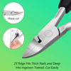 Picture of Feiccier Heavy Duty Ingrown Toenail Clippers, Professional Toenails Trimmer, Podiatrist Toe Nail Clippers for Thick Nail & Ingrown Toenails, Sharp Curved Blade, Pedicure Tools.