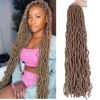 Picture of 30 Inch Soft Locs Crochet Hair 6 Packs Faux Locs Crochet Hair for Black Women for Butterfly Locs Hair (30 Inch (Pack of 6), 27#)