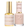 Picture of DND DC Gel Polish Set, Beige Nude Collection, UV/LED Gel Polish and Air Dry Nail Lacquer, Matching Chip-Free Polish Duo, 302 Blush Village, 0.5 Fl Oz