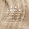 Picture of YoungSee Clip in Extensions Real Human Hair Blonde Highlight Clip on Hair Extensions Warm Ash Blonde Highlights Bleach Blonde Clip in Hair Extensions Real Human Hair Long for Women 120G 7Pcs 24Inch