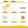 Picture of 120g Nose Hair Waxing Kit with 40 Applicators - Quick & Painless Hair Remover for Men and Women, Up to 20 Uses