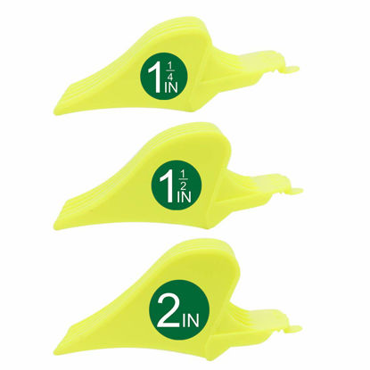 Picture of Professional Hair Clipper Combs Guides, Hair Clipper Guards 1 & 1/4" 1 & 1/2" 2", Mega NO.16 NO.12 NO.10 fits for Most Wahl Clippers (NO.10+NO.12+NO.16, Yellow)