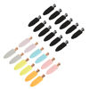 Picture of minihope Flat Hair Clips Makeup Hair Clips Hair Clips for Bangs 24 Cont (light colors & Black)…