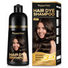 Picture of HyperHair Dark Brown Hair Dye Shampoo, Shampoo for Color Treated Hair, Hair Dye Shampoo 3 In 1, Hair Dye, Shampoo for Gray Hair for Women & Men, Long Lasting & Coverage