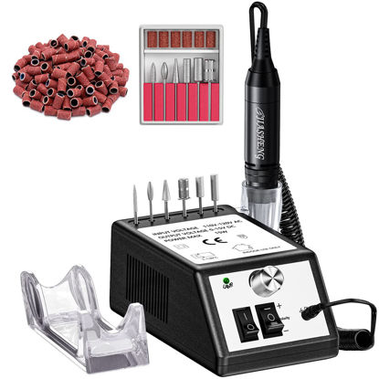 Picture of Jiasheng Professional Nail Drill, 30000rpm Nail Drill Machine for Nail Tech Supplies, Acrylic Electric Efile Nail Drill for Polishing Shaping Removing Acrylic Nails Poly Nail Gels