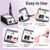 Picture of Jiasheng Professional Nail Drill, 30000rpm Nail Drill Machine for Nail Tech Supplies, Acrylic Electric Efile Nail Drill for Polishing Shaping Removing Acrylic Nails Poly Nail Gels