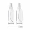 Picture of ZEROFIRE 2 Pack Spray Bottles 2oz Clear Plastic Empty Refillable Mini Spritzer for Travel, Cleaning, Gardening, Skin Care Atomizer for Essential Oils, Perfume