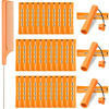 Picture of WILLBOND 36 Pieces Cold Wave Rod Hair Perm Rods Hair Rollers Perming Curlers with Steel Rat Tail Comb for Hairdressing Styling