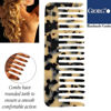 Picture of Giorgio G49WT Large 5.75 Inch Hair Detangling Comb, Wide Teeth for Thick Curly Wavy Hair. Long Hair Detangler Comb For Wet and Dry. Handmade of Quality Cellulose, Saw-Cut, Hand Polishe White Tokyo
