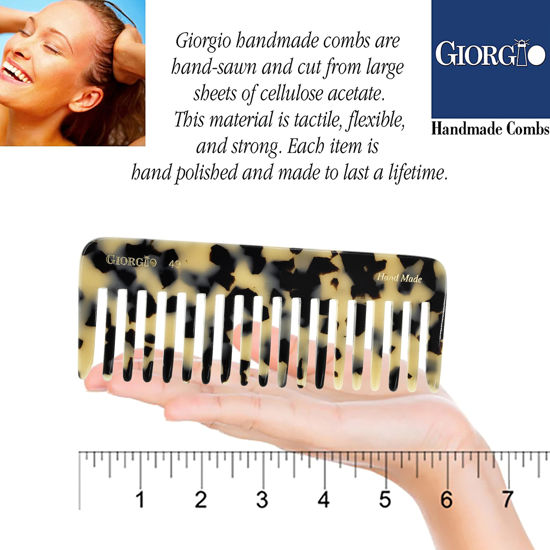 GetUSCart- Giorgio G49WT Large 5.75 Inch Hair Detangling Comb, Wide ...