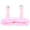 Picture of Jowmoy Pink Snail Headband, Headband for Washing Face, Spa Headband, Makeup Headband, Microfiber, Unisex, 1 Count