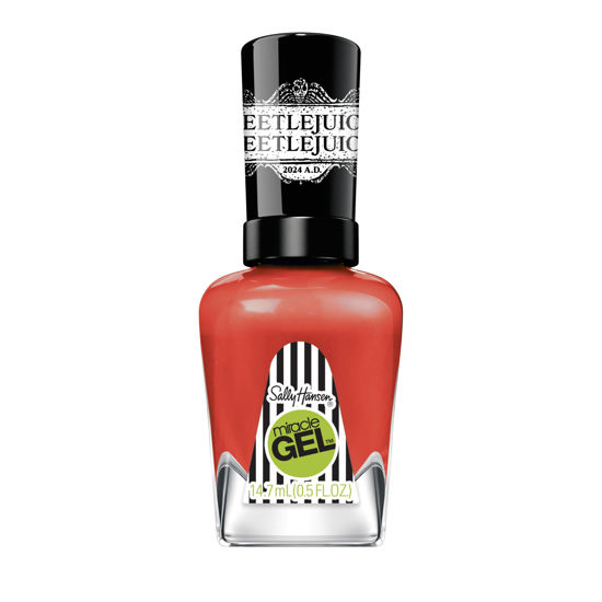Picture of Sally Hansen Miracle Gel™, Beetlejuice Strange and Unusual, Long Lasting, Gel-Like Formula, No UV Lamp Needed, Red Nail Polish