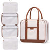 Picture of Toiletry Bag for Women Hanging Travel Toiletry Bag with Hook,Water-resistant Makeup Cosmetic Bag Travel Organizer for Toiletries, Accessories