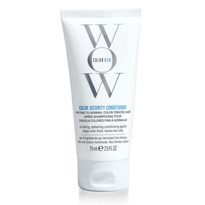 Picture of COLOR WOW Color Security Conditioner Fine-to-Normal, 2.5 fl oz - Weightless hydration for fine, thin, fragile hair, Detangles, nourishes + adds shine with Argan Oil, Color safe, Heat protection