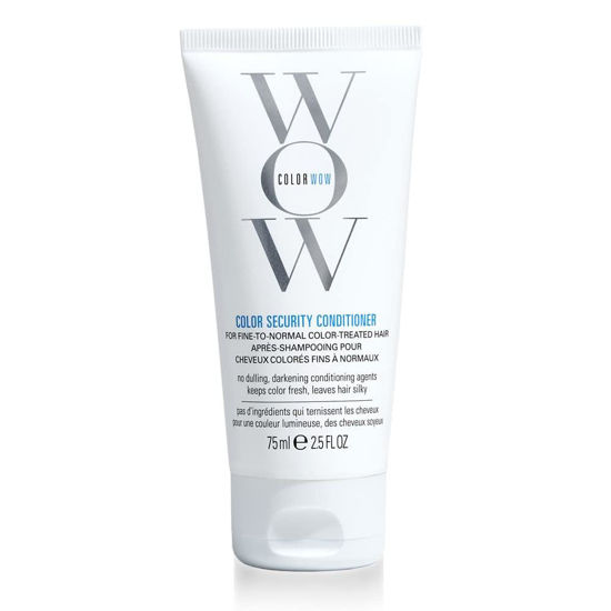 Picture of COLOR WOW Color Security Conditioner Fine-to-Normal, 2.5 fl oz - Weightless hydration for fine, thin, fragile hair, Detangles, nourishes + adds shine with Argan Oil, Color safe, Heat protection