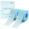 Picture of LZM Lash Tape for Eyelash Extensions,Silicone Gel Eyelash Tape for Lift/Make up, Latex Free Tape for Sensitive Skin Pain-Free Removal Breathable Lash Extensions Supplies(1in x 4yd, 2Rolls Blue)