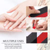 Picture of SKYPIA Nail Buffer 4 Sided Blocks Sanding Buffing Grinding Polisher File Shine Nail Art Pedicure Manicure Tool Acrylic Nail Kit Manicure Set Nail Buffer Block (2 PCS) (Red)