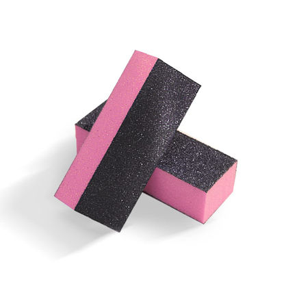 Picture of SKYPIA Nail Buffer 4 Sided Blocks Sanding Buffing Grinding Polisher File Shine Nail Art Pedicure Manicure Tool Acrylic Nail Kit Manicure Set Nail Buffer Block (2 PCS) (Pink)