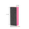 Picture of SKYPIA Nail Buffer 4 Sided Blocks Sanding Buffing Grinding Polisher File Shine Nail Art Pedicure Manicure Tool Acrylic Nail Kit Manicure Set Nail Buffer Block (2 PCS) (Pink)